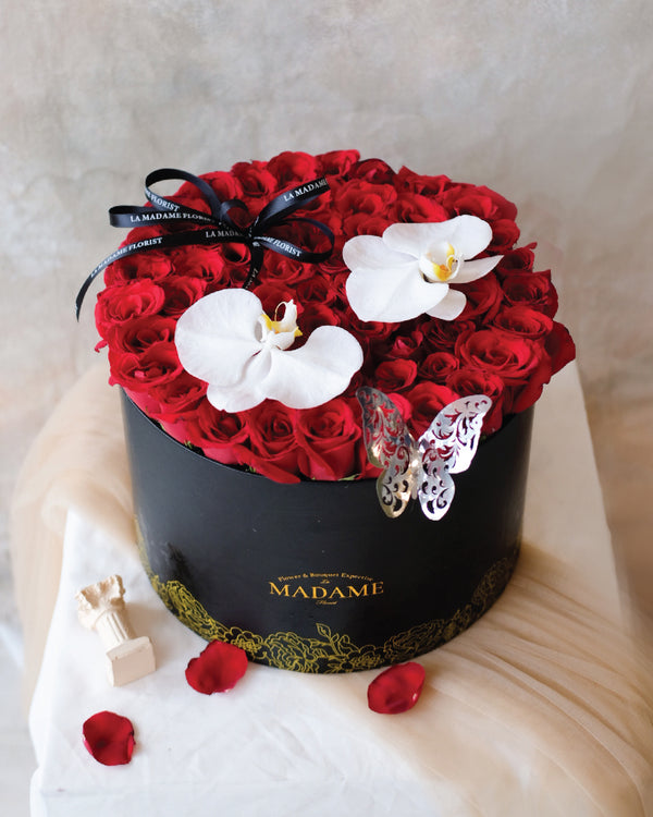 Opulent Roses Blossom Box