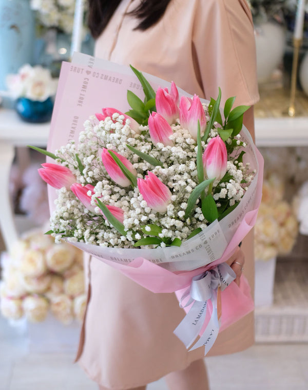 Pink Petite Tulips