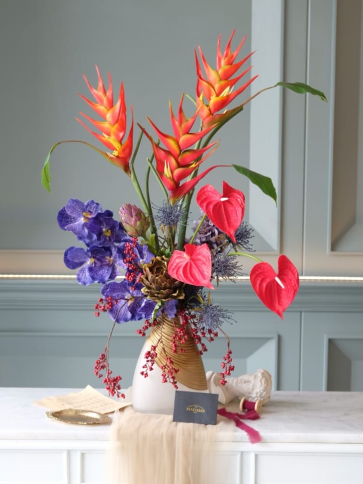 Blazing Grace Artificial Vase