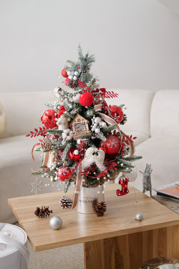 Enchanted Red Noël (Artificial) Tree