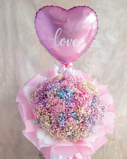 Romantic Rainbow Baby Breath