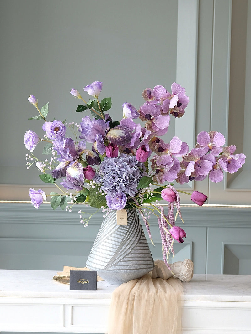 Lavender Sympony Artificial Vase