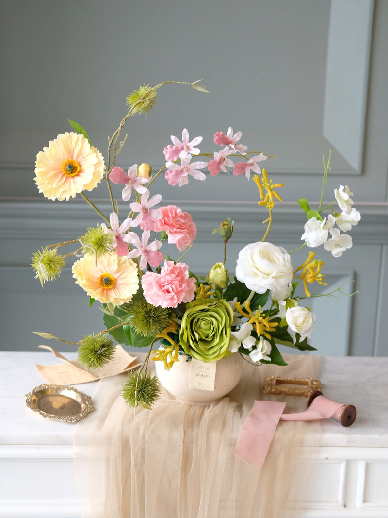 Elegant Blossom Sympony Artificial Vase