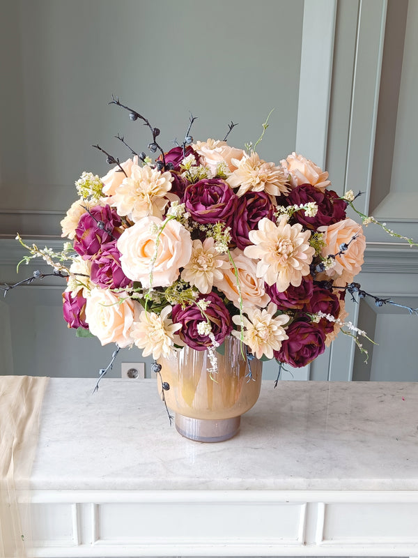 Soft Elegance Artificial Vase