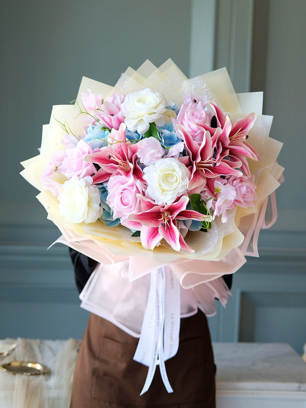 Sweet Radiance Bouquet Artificial