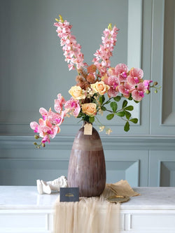 Amber Sway Artificial Vase