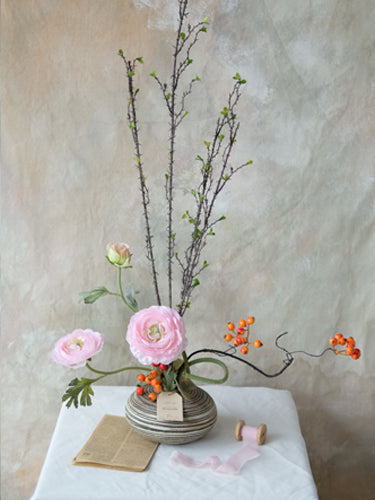 Pink Ranunculus Artificial Flowers