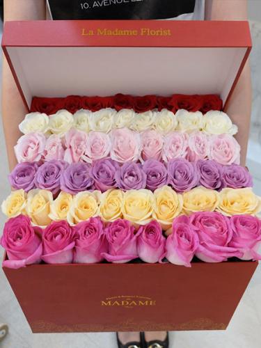 Rainbow Cake Blossom Box