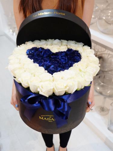 Blue Elegance Blossom Box