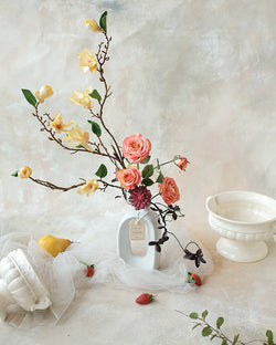 Delicate Spring Artificial Vase