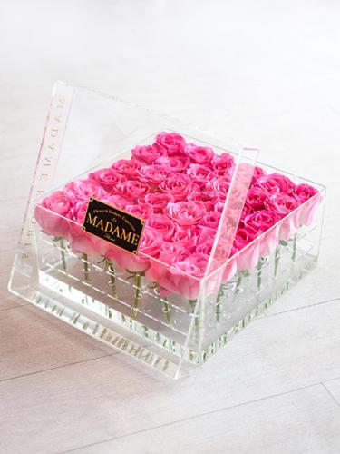 Acrylic Blossom Box in Pink