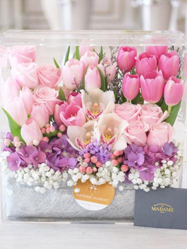 Tulip Lace Festival Acrylic Blossom Box