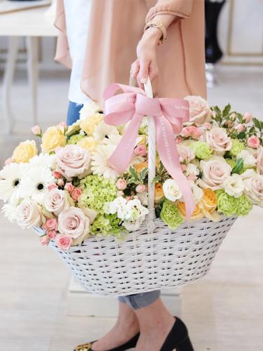 Magical Garden Floral Basket