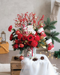 Jingle Bells Christmas Vase