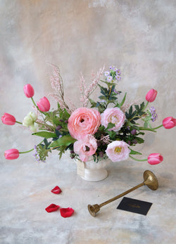 Enchanted Pink Artificial Vase