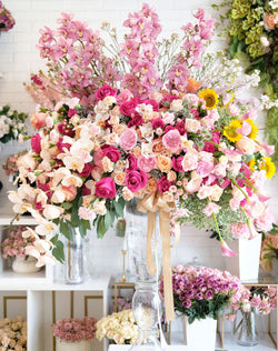 Grande Luxury Pink Meringue Vase