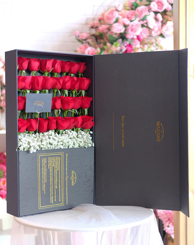 Romantic Red Timeless Blossom Box
