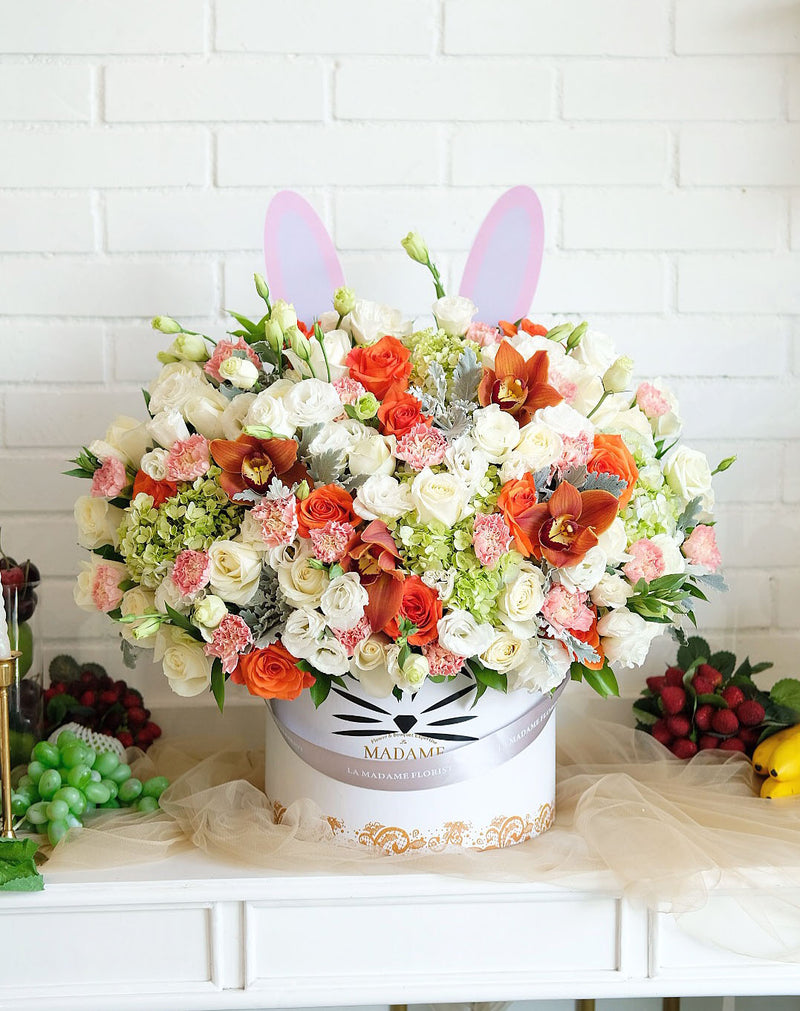 Orange Bunny Blossom Box