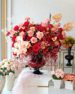 Luxury Red Scarlet Vase
