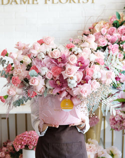 Caramel Pink Blush Blossom Box